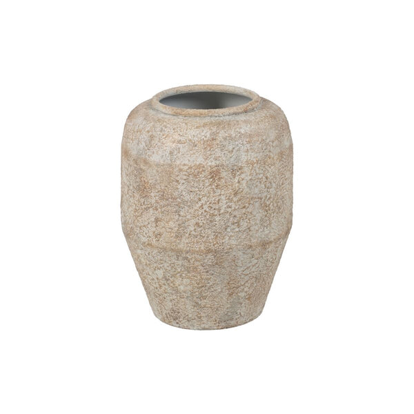Vase Creme Eisen 30 cm