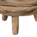 Dekoschale Beige Holz 32cm