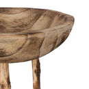 Dekoschale Beige Holz 27cm