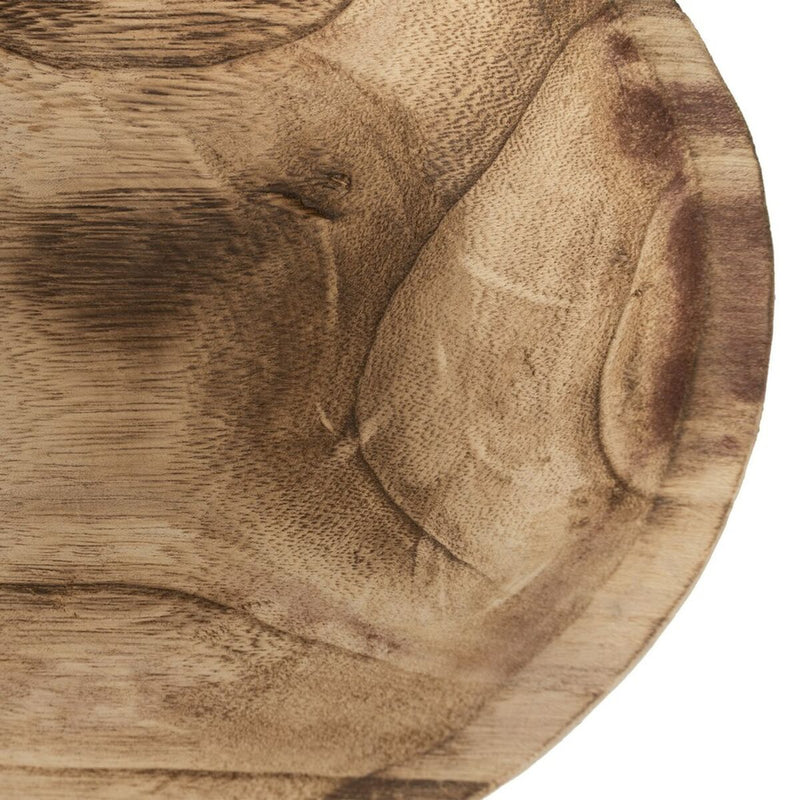 Dekoschale Beige Holz 27cm
