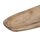 Dekoschale Beige Holz 48cm