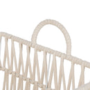 Korb Set Weiß Schnur 45 cm