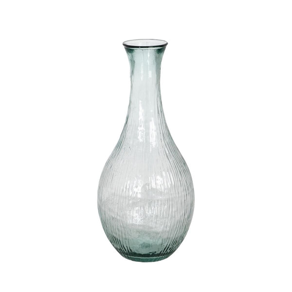 Vase Beige Recyceltes Glas 75 cm