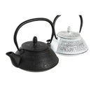 Teekanne Set Schwarz Edelstahl Weiß (1300ml)