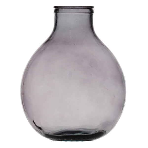Vase Grau Recyceltes Glas 46 cm