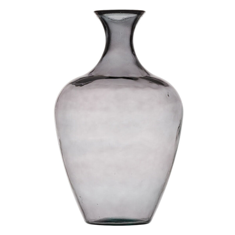 Vase Grau Recyceltes Glas 65 cm