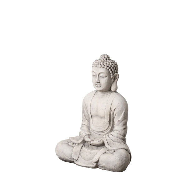 Skulptur Buddha Grau Ethnisch 79cm