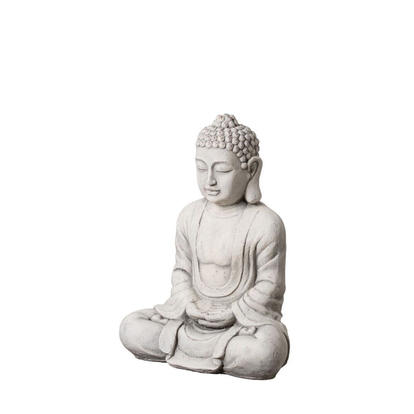 Skulptur Buddha Grau Ethnisch 58cm