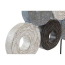 Dekofigur Dekoobjekt Eisen Kreise 49 cm